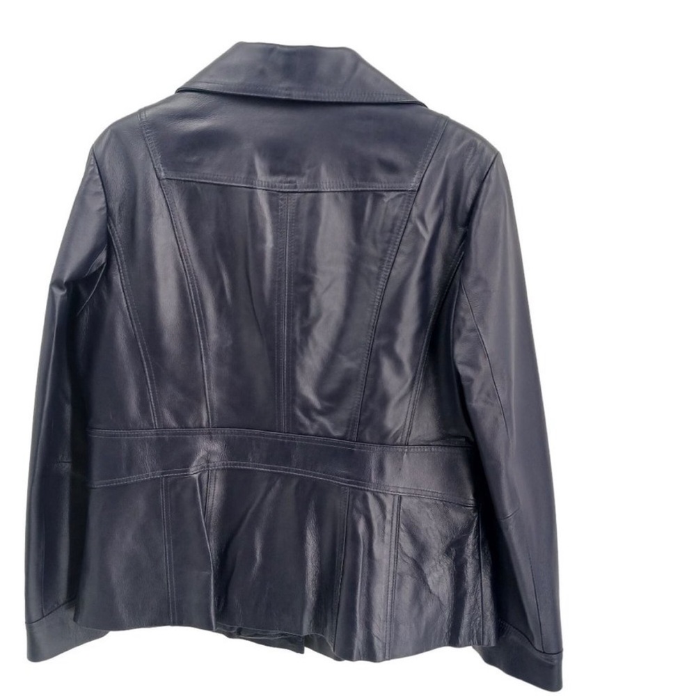 EAST 5TH WOMENS GENUINE LEATHER BLUE JACKET
SIZE LARGE - Picture 3 of 14